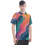 Art Abstract Pattern Men s Polo T-Shirt