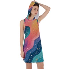 Racer Back Hoodie Dress 