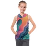 Art Abstract Pattern Kids  Sleeveless Hoodie