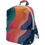 Art Abstract Pattern Zip Up Backpack