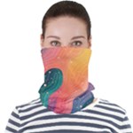 Art Abstract Pattern Face Seamless Bandana (Adult)