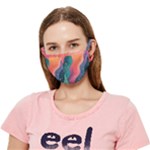 Art Abstract Pattern Crease Cloth Face Mask (Adult)