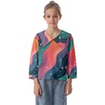 Art Abstract Pattern Kids  Sailor Shirt