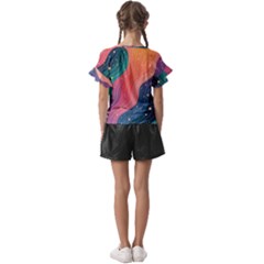 Kids  Cut Out Flutter Sleeves 