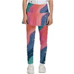 Art Abstract Pattern Kids  Skirted Pants