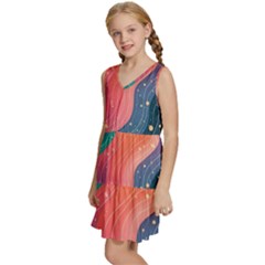 Kids  Sleeveless Tiered Mini Dress 