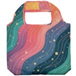 Art Abstract Pattern Foldable Grocery Recycle Bag