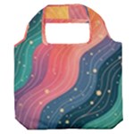 Art Abstract Pattern Premium Foldable Grocery Recycle Bag