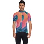 Art Abstract Pattern Men s Short Sleeve Cycling Jersey