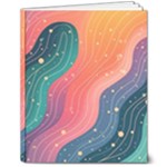 Art Abstract Pattern 8  x 10  Softcover Notebook