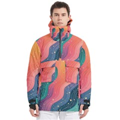 Men s Pullover Zip Ski and Snowboard Waterproof Breathable Jacket 