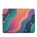 Art Abstract Pattern 15  Vertical Laptop Sleeve Case With Pocket