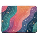 Art Abstract Pattern 17  Vertical Laptop Sleeve Case With Pocket