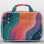 Art Abstract Pattern Travel Toiletry Bag With Hanging Hook