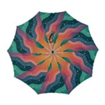 Art Abstract Pattern Automatic Folding Umbrella with Case (Large)