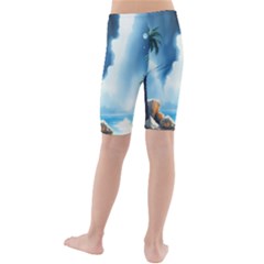 Kids  Mid Length Swim Shorts 