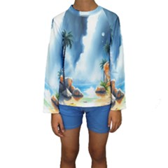 Kids  Long Sleeve Swimwear 