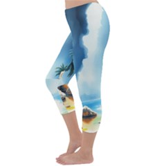 Capri Winter Leggings  Back