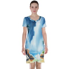 Short Sleeve Nightdress 