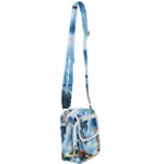 Delicate Watercolor Painting Surreal Oasis Scene With Intense Dramatic Lighting Shoulder Strap Belt Bag