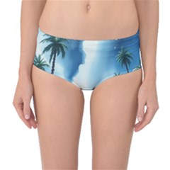 Mid-Waist Bikini Bottoms 