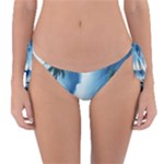 Delicate Watercolor Painting Surreal Oasis Scene With Intense Dramatic Lighting Reversible Bikini Bottoms