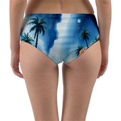 Reversible Mid-Waist Bikini Bottoms 