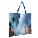 Zipper Large Tote Bag 