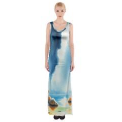 Thigh Split Maxi Dress 