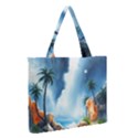 Zipper Medium Tote Bag Front