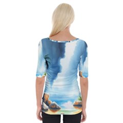 Wide Neckline T-Shirt 