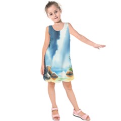 Kids  Sleeveless Dress 