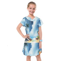 Kids  Drop Waist Dress 