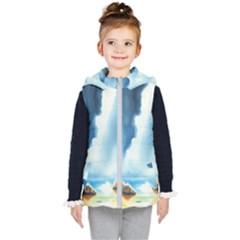 Kids  Hooded Puffer Vest 