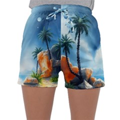 Women s Satin Sleepwear Shorts 