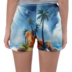 Women s Satin Sleepwear Shorts 