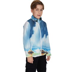 Kids  High Neck Windbreaker 