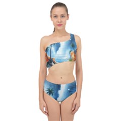 Spliced Up Two Piece Swimsuit 