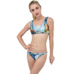 Delicate Watercolor Painting Surreal Oasis Scene With Intense Dramatic Lighting The Little Details Bikini Set