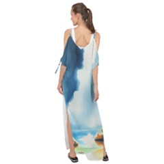 Maxi Chiffon Cover Up Dress 