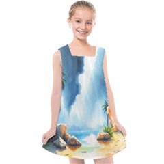 Kids  Cross Back Dress 