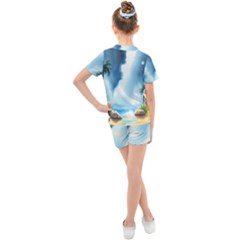 Kids  Mesh T-Shirt and Shorts Set 