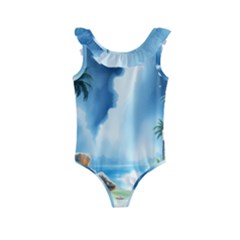 Kids  Frill Swimsuit 