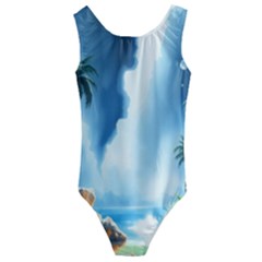 Kids  Cut-Out Back One Piece Swimsuit 