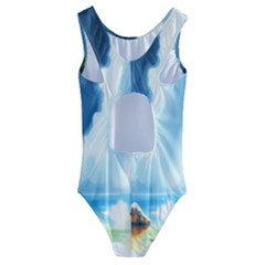 Kids  Cut-Out Back One Piece Swimsuit 