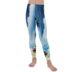 Kids  Lightweight Velour Leggings 