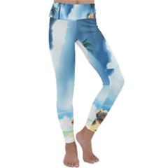 Kids  Lightweight Velour Classic Yoga Leggings 