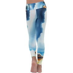 Kids  Lightweight Velour Classic Yoga Leggings 