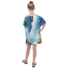 Kids  One Piece Chiffon Dress 