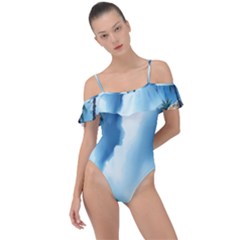 Frill Detail One Piece Swimsuit 